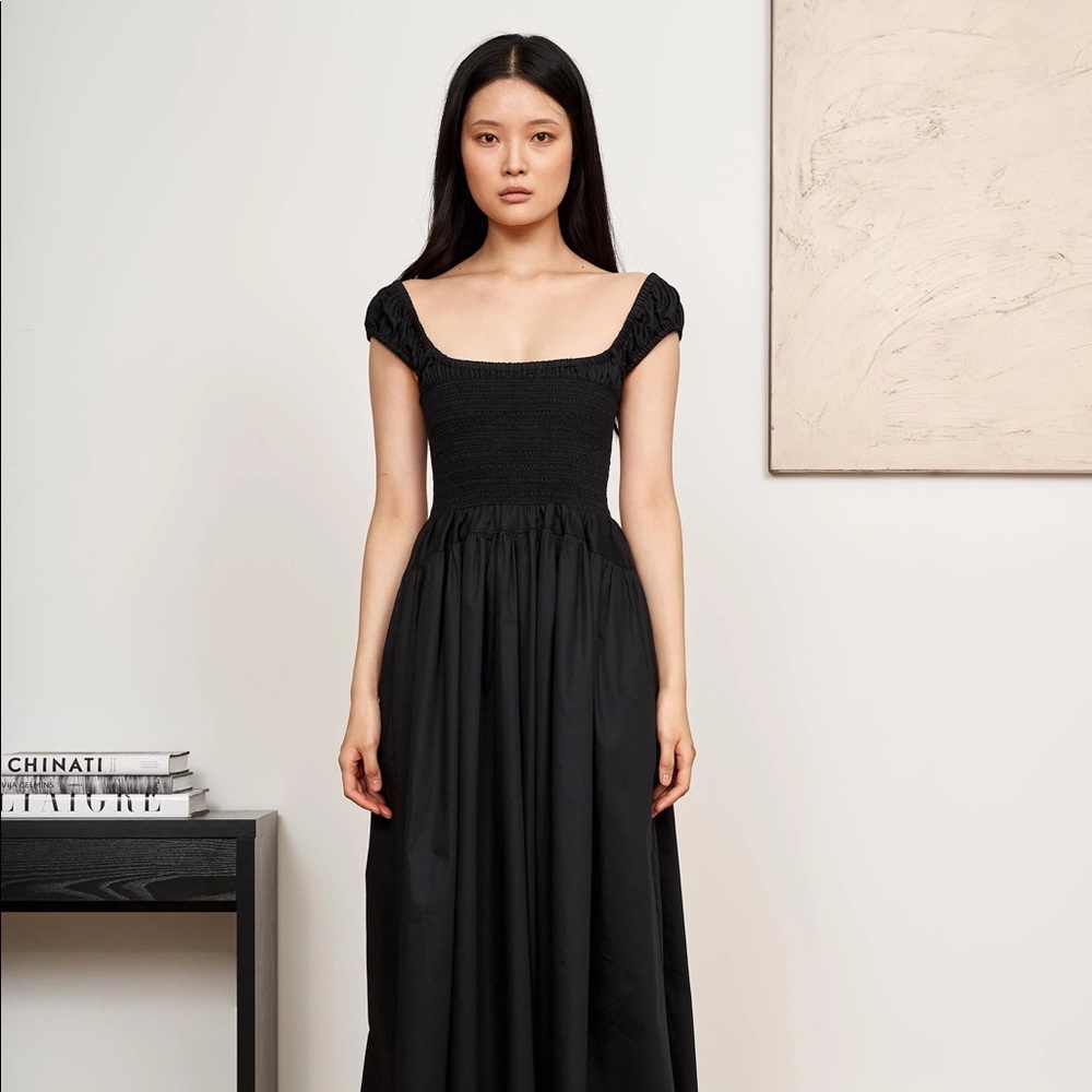 La Ligne Vivine Dress Black